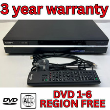 Sony RDR-HXD890 DVD HDD Player Recorder, 160GB Freeview PVR Remote Region Free