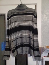 Black, Grey And White Striped