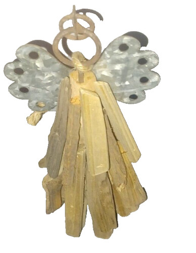 Rustic driftwood angel - driftwood,