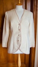 Rare 70s Vintage Cream  Silk
