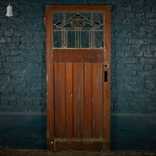 Half Glazed Door, Leaded Stained Glass