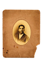 Antique Photograph Of Indian Marathi Young Gentleman Portrait Studio Photo Old"1