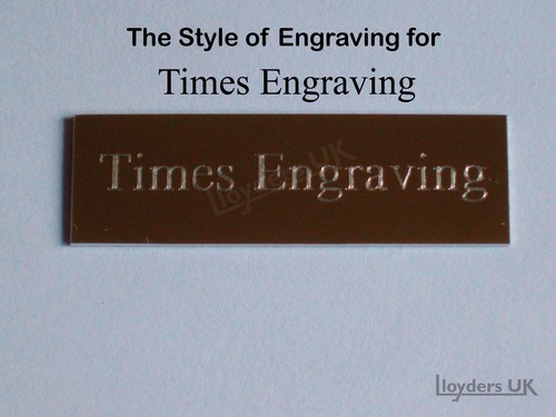 Square edge engraved - engraved, plaques