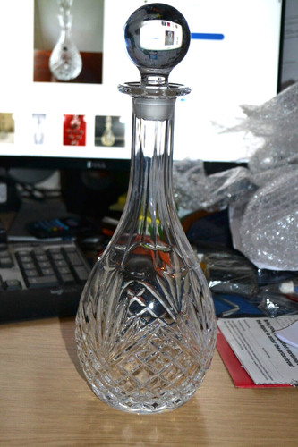 Teardrop shaped cut glass - teardrop,