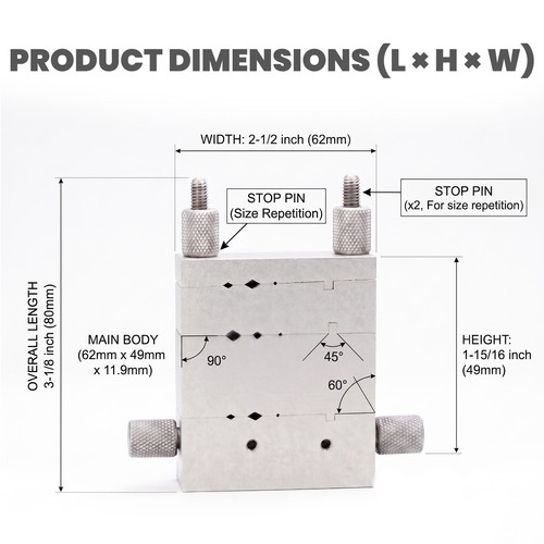 Jewelers way miter saw vise - jewelers, 5-way