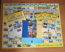 CallCard Collector's Club Brochures # 3,5,6,7, & 8 Telecom Eireann /CallCard