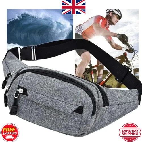 Water resistant large bum bag - water,