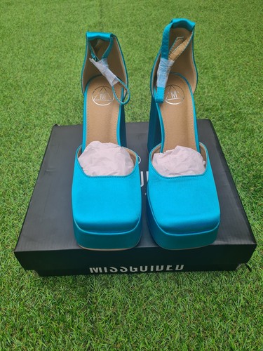 Bnib missguided blue satin - blue,