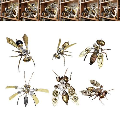 Metal bee model ornament - metal,