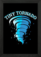 Tiny Tornado Framed Wall Art