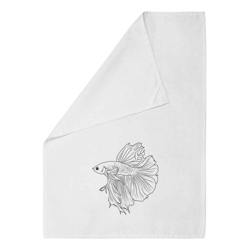Siamese fighting fish cotton - 'siamese, fish'