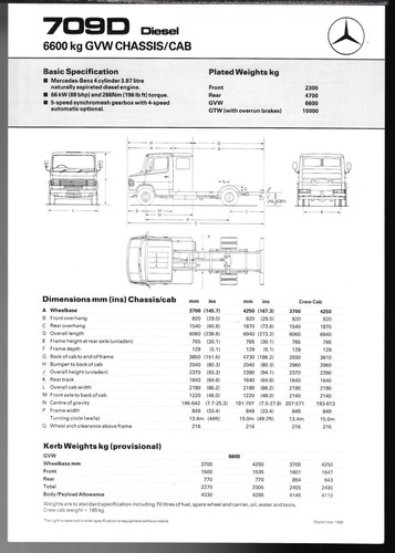 Mercedes benz 709d - mercedes-benz, chassis