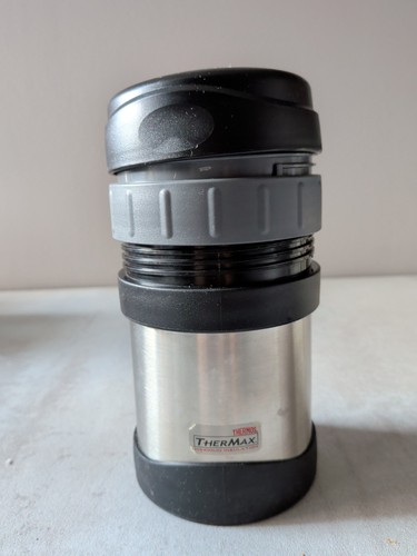 Thermos for hot food - hot, black