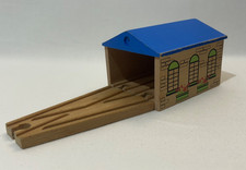 Engine Shed for Wooden Train