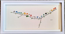 Panoramic Rainbow Birds - Sea