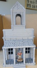 28mm Cowboy/Western/Mexican Frontier Church Model 3d printed old west