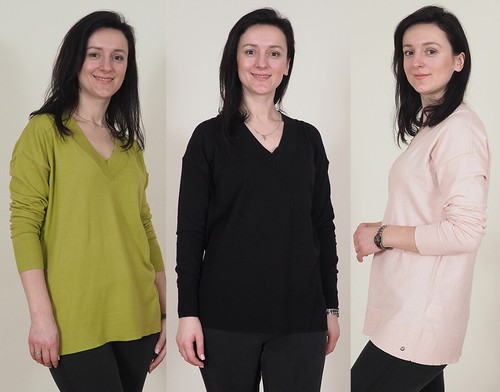 Women neck jumper oversize - women,