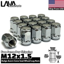 20x Chrome 12x1.5 Conical
