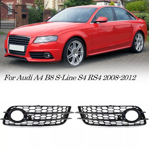 Gloss black front honeycomb - black,