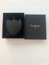 Dom Perignon Champagne Pewter Keyring in Dom P Presentation Box Brand New