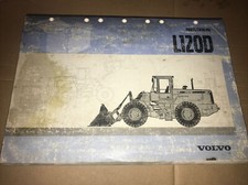 volvo L120D parts catalog loading shovel 