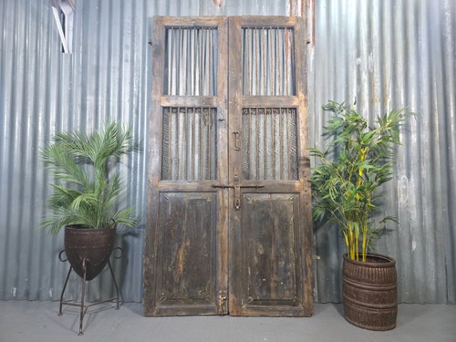 Pair vintage rustic indian - rustic,