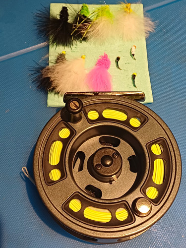 Greys grx fly reel - 7/8+, good