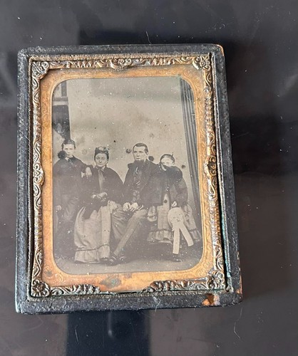 Victorian daguerreotype family - victorian,