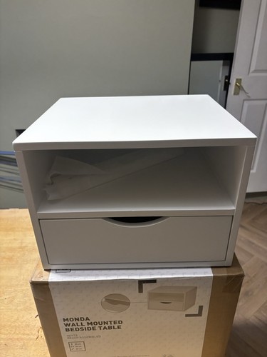 Floating bedside table - table, w/