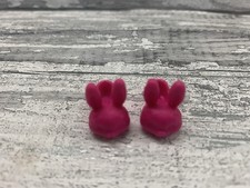 Mattel Barbie Chelsea Doll Pink Bunny Slippers House Shoes Rabbit Ears