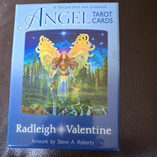 Angel Tarot Cards 78-Card Deck with Guidebook by Radleigh Valentine