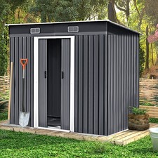 4x8 steel storage - steel, shed
