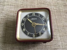 VINTAGE KAISER METAL WIND UP ALARM CLOCK WORKING MISSING ALARM WINDER ON BACK
