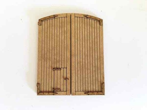 Engine shed doors - engine, arched