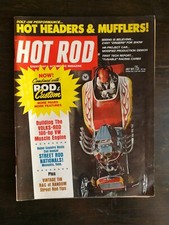 Hot Rod Magazine July 1971 Volksrod Street Rod Nationals - Honda 500 Motorcycle