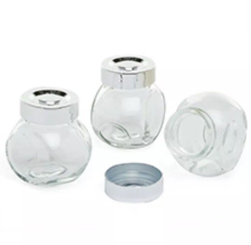 3pc mini glass spice jar - mini,