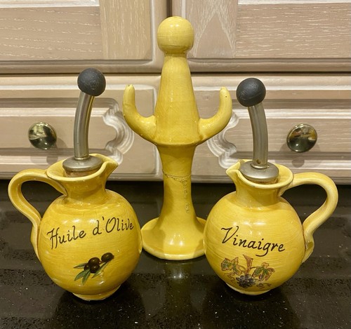 Vintage french olive oil and - vintage,