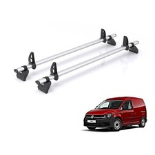 VW Caddy Roof Rack for 2010-2020 2x Roof Bars - Rhino Kammbar Pro