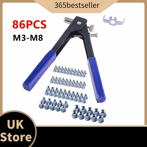86pcs threaded nut riveter - nut,