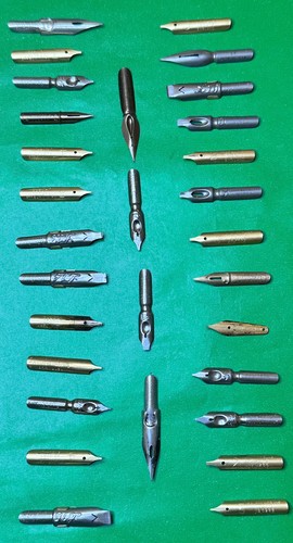 Vintage dip pen nibs - vintage,