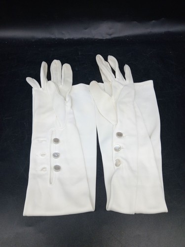 Vintage white opera - vintage, gloves