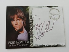 Jared Padalecki Inkworks 2006 Supernatural Season 1 Autograph Sam Winchester