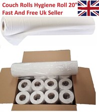 White Couch Roll Bed Cover Paper 20" 40M Hygiene GP Beauty Salon Massage Table