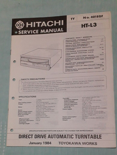 Hitachi direct drive - hitachi,