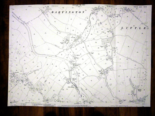 Cheshire ordnance survey - cheshire, map