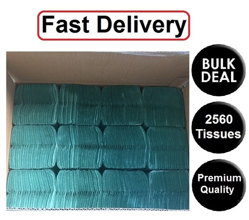 2560 blue paper hand towels - 2560,