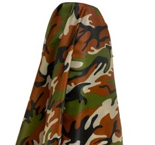 Camo Ripstop Waterproof Fabric Material 4oz Rip Stop Army Camouflage 150cm Wide