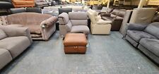Ex-display Galleria apollo tan leather storage footstool