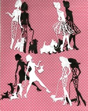 8 NEW TATTERED LACE LADY