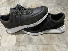 Stefano Ricci - Mens SUEDE AND CALFSKIN LEATHER SNEAKERS - UK Size 9 - RRP $1600